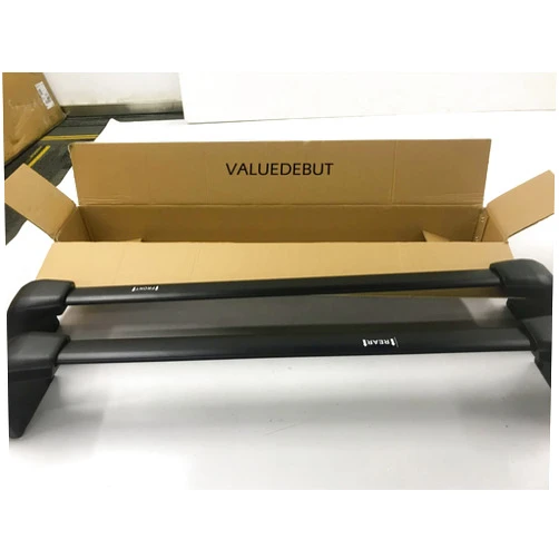 VALUEDEBUT Luggage Carriers for Vehicles 2Pcs/Set Black Aluminum Roof Rack Cross Bars with Side Rails and Holes fit for Jeep Grand Cherokee L 2021-2023