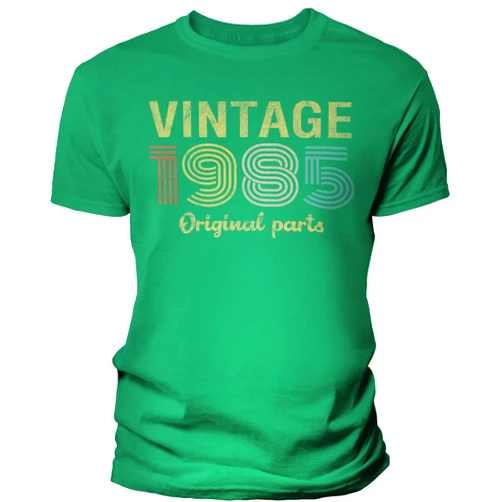ShirtInvaders 40th Birthday Gift for Men - Vintage Original Parts 1985 Retro Birthday - 001-40th Birthday Shirt