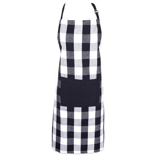 DII Unisex Buffalo Check Kitchen Collection, Classic Farmhouse Chef Apron, One Size