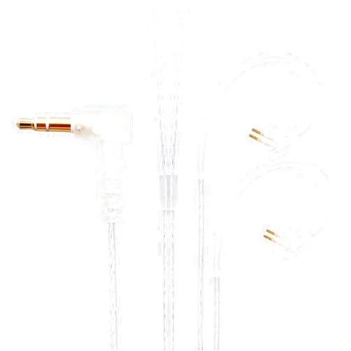 YINYOO 2 Meter Length, CCZ Melody Original IEM Cables, Upgraded Tangle-free in ear Monitors Cable for KBEAR ks1, ks2, BC01 Pro, Replacement Cable for iem, Wired Earbuds, Wired Headphones (without Microphone)