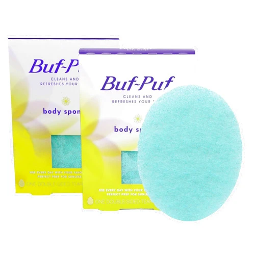 KLIM Buf-Puf Buf-Puf Body Sponge, 1 each (Pack of 2)