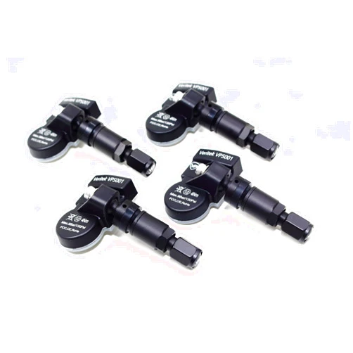 Max Sensor Set of 4 MAX MXSA001 TPMS 433mhz Tire Pressure Sensors for Ferrari 458 488 F430 F12 California Replaces 282189 228887 239298 w/Matte Black Aluminum Valve Stems