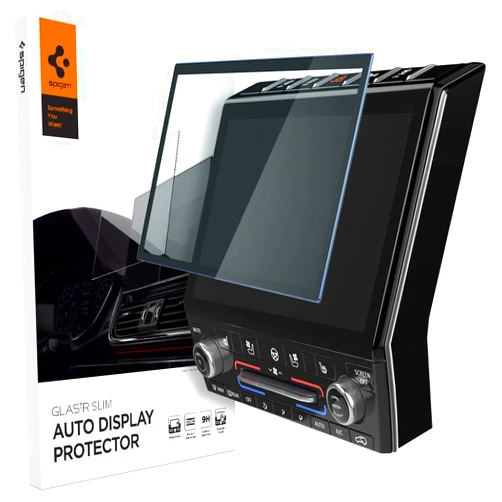 Spigen Tempered Glass Screen Protector [GlasTR Slim] designed for Jeep Grand Cherokee (2021/2022/2023/2024) 10.1 inch Dashboard Touchscreen - Matte/Anti Finger Print