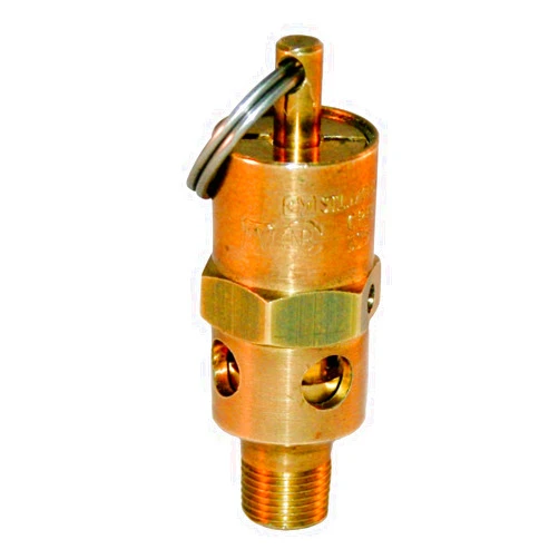 Control Devices SA12-1A075 SA Series Brass ASME Safety Valve, 1/4