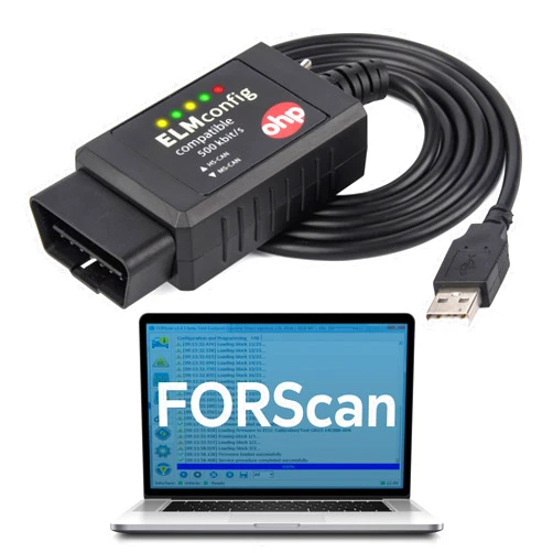 OHP FORScan ELM327-based OBD2 to USB Diagnostic Scan Tool with MS-Can/HS-Can Switch for Ford Lincoln Mazda Mercury Vehicles