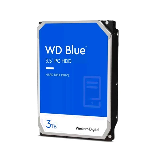 Western Digital 3TB WD Blue PC Hard Drive - 5400 RPM Class, SATA 6 Gb/s, 256 MB Cache, 3.5