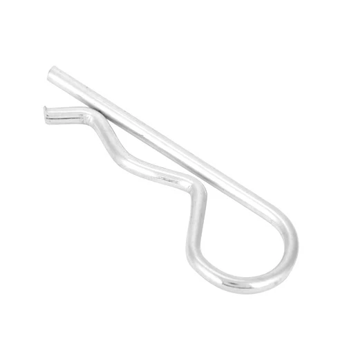 Hyuduo Cotter Pin, Pin, 10pcs Galvanized Iron Cotter Pin, B Type Cotter Pin, Zinc Plated Retaining Pins Spring Clips Hair Pin Hitch Cotter (3.5*75mm (10pcs))