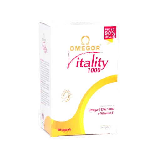 OMEGOR Vitality 1000 - New with 90% Omega-3 TG! 5* IFOS Certified Since 2006. EPA 535mg and DHA 268mg per Pearl. Min. 90% Triglycerides and Molecular Distillation 90cps