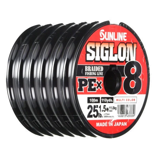 Sunline Sigron PE x8 Multi-Color Spool Connection Type