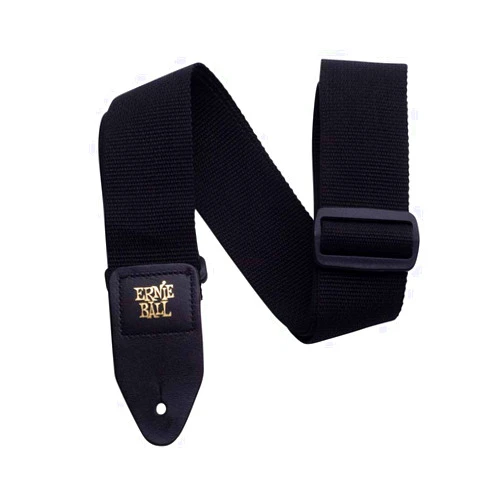 Ernie Ball Polypro Guitar Strap, Black (P04037)