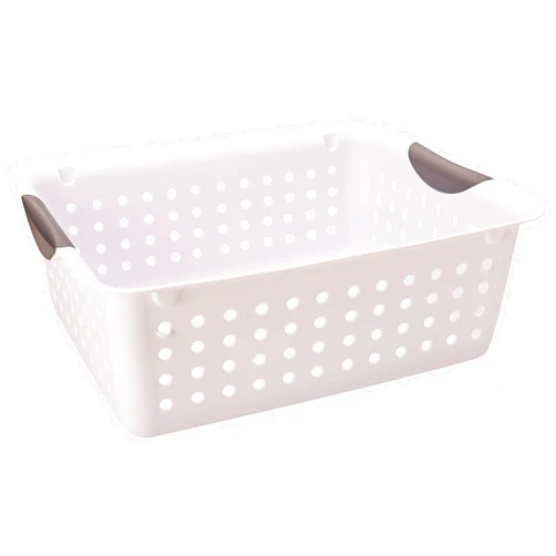 Sterilite 16248006 Medium White Ultra Basket, 2 Pack