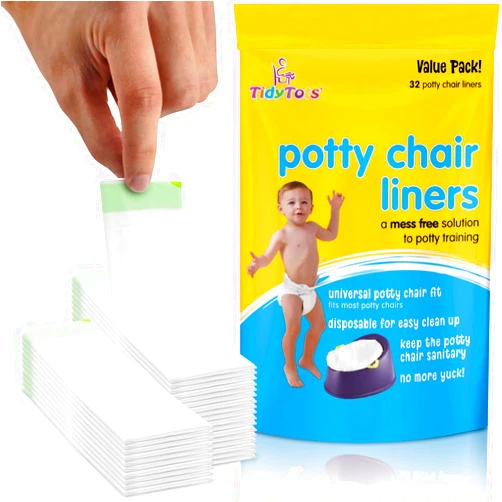 Tidy Tots TidyTots Disposable Potty Chair Liners - Value Pack - Universal fits most potty chairs - 32 Liners