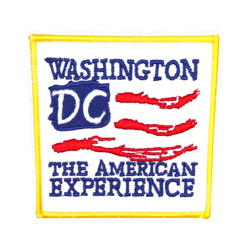 Cool-Patches Washington DC The American Experience Patch Tour Embroidered Iron On Applique