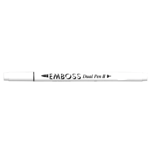 Tsukineko Clear Embossing Pen Dual Brush Tip