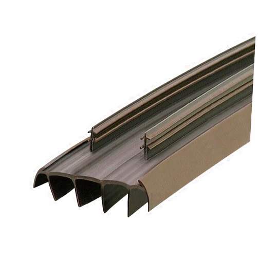 Randall PVC Slide in Kerf Style Door Bottom with Fins, Brown 36 1/4