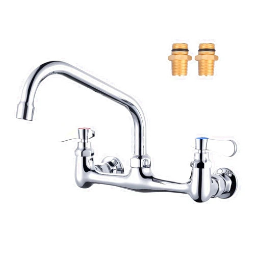 IVIGA Commercial Sink Faucet with 8” Swivel Spout, 8