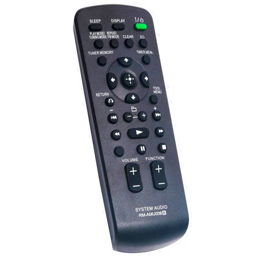 ALLIMITY RM-AMU009 Remote fit for Sony Mini Hi-Fi Component System MHC-EC609iP CMT-CX4iP CMT-MX500i MHC-EC709iP MHC-EC909iP MHC-EC79i CMT-LX20i MHC-EC69i MHC-EC99i CMT-BX50BTi MHC-EC78Pi MHC-EC68Pi MHC-EC98Pi