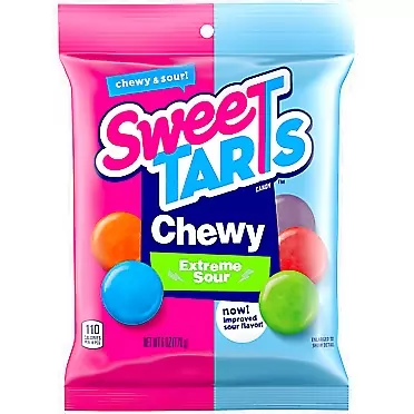 SweeTARTS Chewy Sours Share Pack, 6 Oz, Pack of 12- Packaging may vary