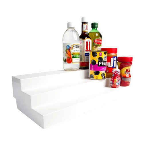 Dial Industries, Inc. Dial Industries 3 Tier Adjustable Canned Goods Shelves for Kitchen Cabinet and Pantry Organization, Standard