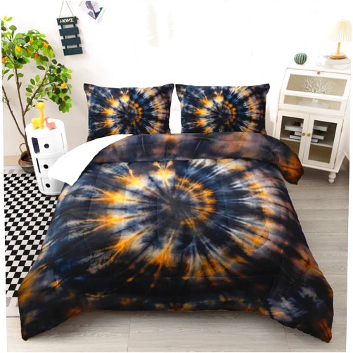 Ntlfup Boho Swirl Pattern Comforter Sets for Boys Girls, Queen Size Bedding Decor with 1 Comforter and 2 Pillowcases