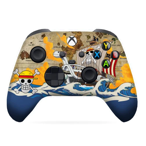 DreamController One Peice Custom X-box Controller Wireless compatible with X-box One/X-box Series X/S Proudly Customized in USA with Permanent HYDRO-DIP Printing(NOT JUST A SKIN) (MODDED)