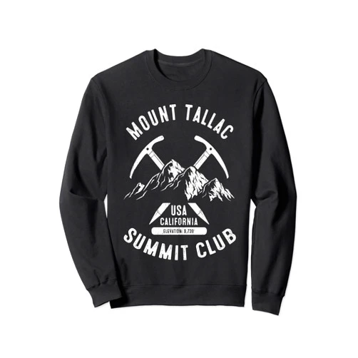 Reached The Summit Apparel Mount Tallac Summit Club I Climbed Mount Tallac California Sweatshirt