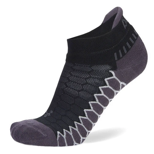 Balega Unisex Adult Silver Compression Fit Performance No Show Athletic Running Socks (1 Pair)