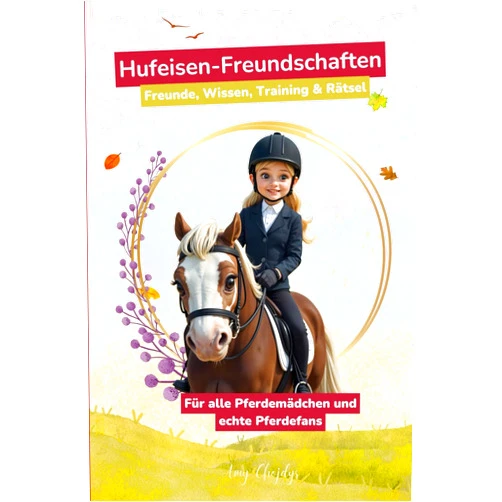 German Edition by Amy Chojdys (Author) Hufeisen-Freundschaften – Ein Pferdebuch mit Freunden, Training, Wissen & Rätseln: Ein tolles Geschenk für alle Pferdefans (German Edition)