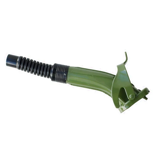 Hünersdorff Outlet Pipe/Pourer Fits Metal Fuel Canisters Flexible with Vent Pipe Length 195mm Spout Diameter 21mm Olive Green