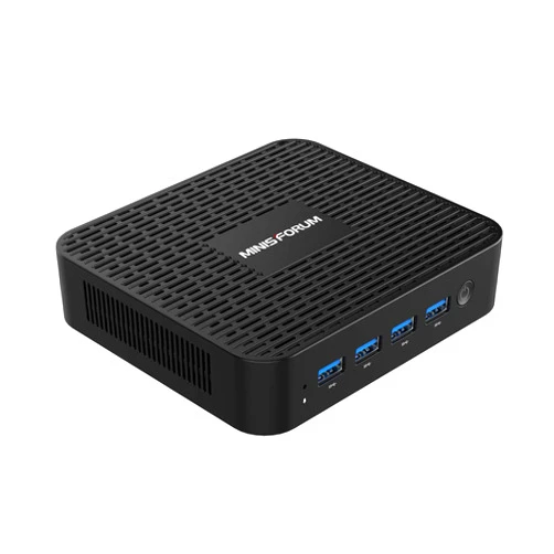 MINISFORUM GK41 Mini PC Celeron Processor J4125 Quad Core(up to 2.7GHz),8GB DDR4 256GB SSD Mini Desktop Computer 4X USB 3.0 Ports,2X Gigabit Ethernet,4K@60Hz Output,Dual Wi-Fi