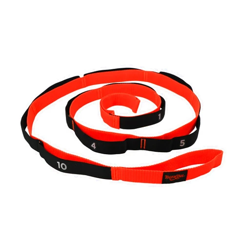 Tiger Tail The Stretchy Tiger 80” - Stretch/Yoga Strap with 10 Numbered Loops for Yoga, Physical Therapy, Pilates, & Exercise, Stretching Strap with Loop