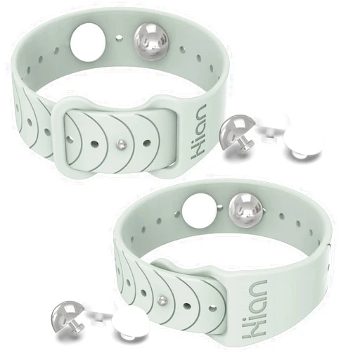 Hion Motion Sickness Bands Sea Sickness Wristbands Adjustable Acupressure Nausea Wristband/,Natural Relief of Nausea Headaches,Insomnia,Anxiety,Sleep Aid, Morning Sickness,Motion Sickness-（1 Pair Beryl）