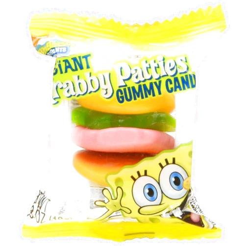 SpongeBob Squarepants Giant Gummy Krabby Patties 0.63 OZ (36 Count)