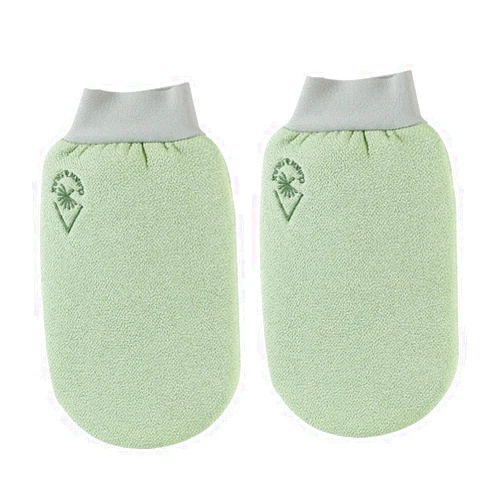 SOESFOUFU Bath Mitts Non-skid Gloves 2pcs Double Sided Bath Gloves Viscose Filament Portable Rub Mud Comfortable Gloves Skin-friendly Gloves