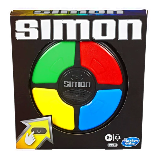 Hasbro Gaming Simon Handheld Electronic Memory Game With Lights and Sounds for Kids Ages 8 and Up