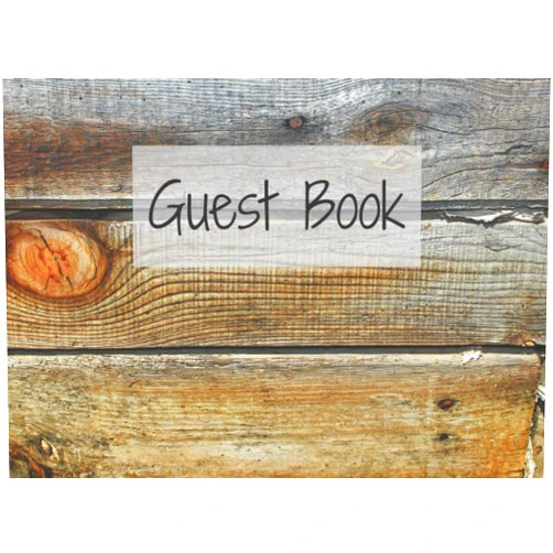 Dianne W. Press Guest Book: Welcome Visitors Guest Book, Comment Book | Sign-in Book for Airbnb, Vacation Home, Beach House, Guest House, Mountain Home, Cabin House ... | 110 Pages with Rustic Wooden Cover Design