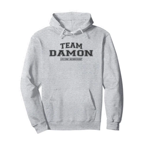 Team Damon Proud Family Gifts Team Damon | Proud Family Surname, Last Name Pullover Hoodie