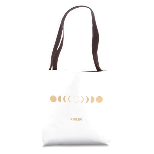 Total Solar Eclipser 08th April 24 Cool Design Funny Astronomy Lovers Total Solar Eclipses 2024 Totality Tote Bag