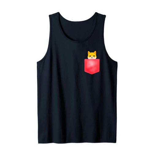 ShibaLove Baby Pocket Shiba Inu Cute Doge Akita Dog Owners Popular Tank Top