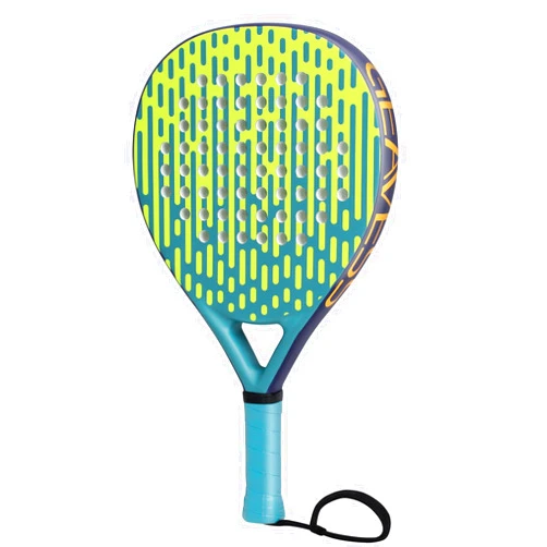 GEAVESS Padel Racket Carbon and Fiberglass Surface and EVA Memory Foam Core for Kids, Junior, Adult