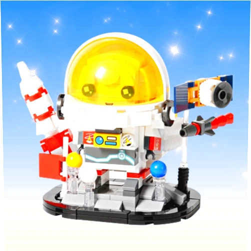 Eirix Astronaut Building Blocks Kits Universe Exploring Space Micro Blocks Toys, Spaceman Mini Blocks Set, STEM Building Nano DIY Bricks Model Easter Gifts for Adults Kids