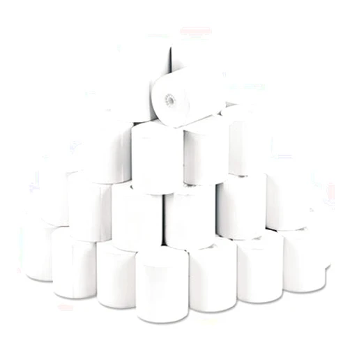 PMCOMPANY Single Ply Thermal Cash Register/POS Rolls, 3 1/8 x 230 ft, White, 50/Carton (2 Cartons)