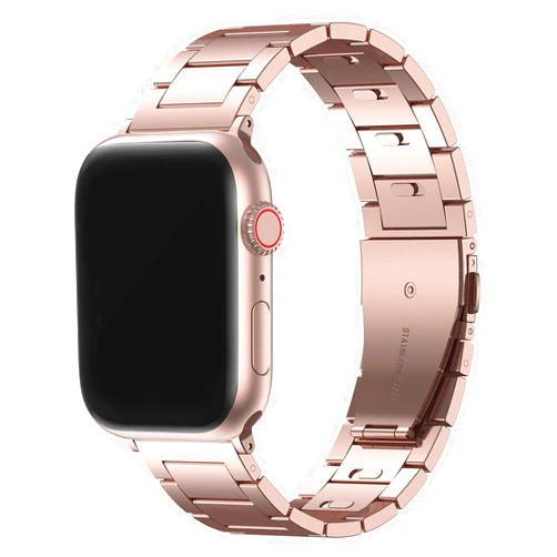 STARGOGO No Tools Needed Link Bracelet Metal Band for Apple Watch Ultra 2 Series 9/8/7/6/5/4/3/2/1/SE, Tool-Free Adjustable Stainless Steel Strap for iWatch 49/45/44/42mm 41/40/38mm Men and Women