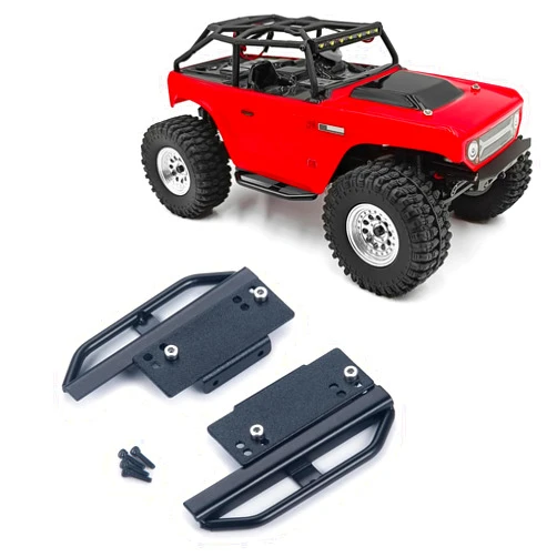 RCLIONS Metal Pedal Side Board Rock Sliders for Axial SCX24 Deadbolt JLU CRC Bronco Gladiator 1/24th RC Crawler Car