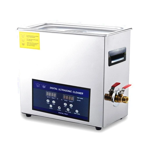 Kaimashi Ultrasonic Carburetor Cleaner Dual Frequency Cleaner 6L Stainless Steel Digital Lab Ultrasonic Cleaners with Timer Heater LED Screen