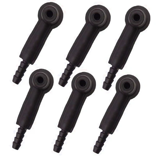 Selxran Exchange Tool Connector Brake Bleeding Kit, 6 Pcs Car Oil Bleeder Pump Exchange Adapter Professional Pumping Pipe Connectors Brake System Bleeding Tools Car Accessories for Cars Vehicles