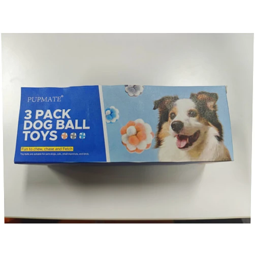 PUPMATE Puppy Toys Small Rope Balls for Teething, Puppy Chew Pink Toy, Gift for Dogs,Pet Friendly Washable Dog Toy Rope Ball for Small and Medium Dogs(3-Packs)