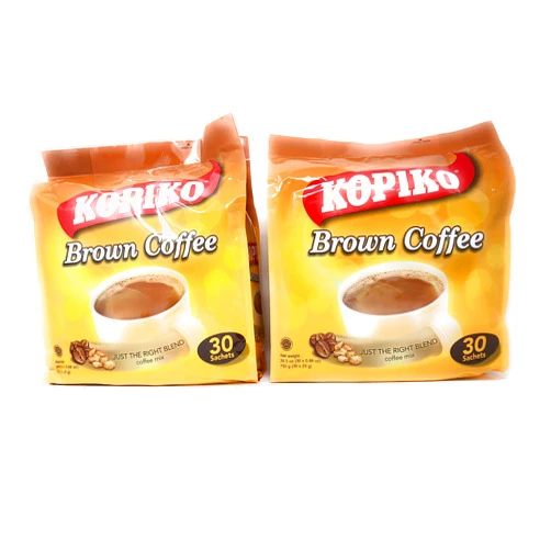 Kopiko Instant 3 in 1 Brown Coffee - 30 Packets/Bag (26.5 Oz per Pack), Pack of 2