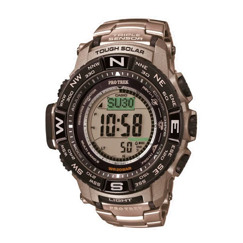 Casio PRW3500 Series | Pro Trek | 100M WR | Compass | Alt/Baro-Thermo | Tough Solar Power | Atomic Timekeeping | 1-100 SEC Stopwatch | Countdown Timer | World Time