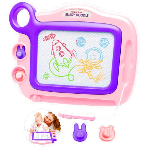 ALISKAGZE Toddler Toys Age 1-2,Erasable Toys for 1 2 Year Old Girl Magnetic Drawing Board for Kids, A Etch Easter Gift for 2 3 Year Old Travel Toys Sketch Board